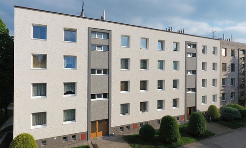 Fotografie realizací fasád pro bytový dům